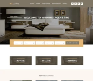 Real estate | webtronix designs web agency real estate theme for wordpress websites