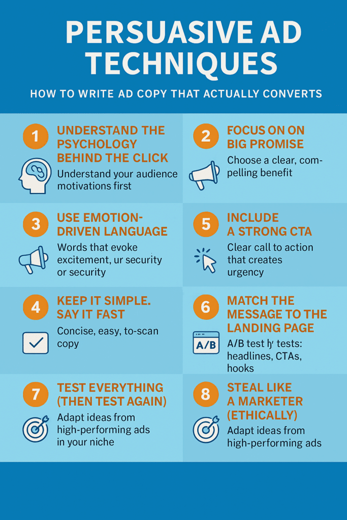 Persuasive ads infographic | webtronix designs web agency persuasive ads infographic